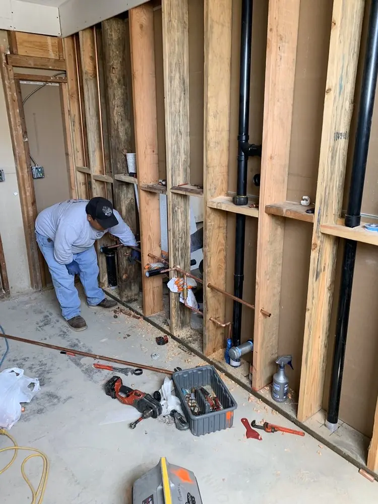 Commercial rough-in plumbing for Water Heater Replacement in Drakeville